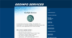 Desktop Screenshot of geoinfoservices.com