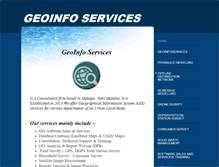 Tablet Screenshot of geoinfoservices.com
